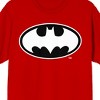 Batman I Am Crazy For You Crew Neck Short Sleeve Red Women's T-shirt - 2 of 4