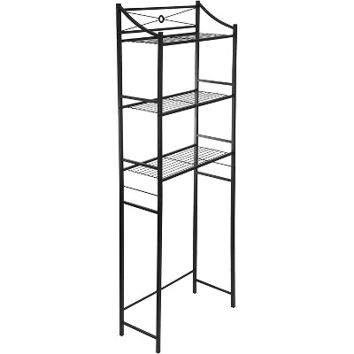 Sorbus Over the Toilet Shelves Space Saver Black