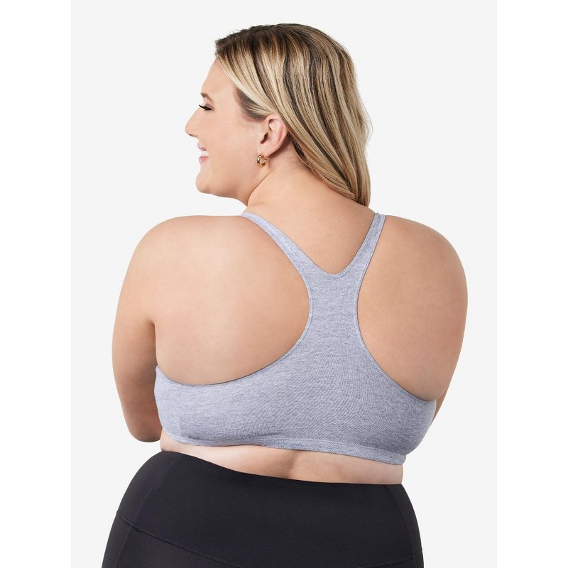 Leading Lady The Serena - Cotton Wirefree Sports Bra, 2 of 5