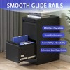 NicBex 2 Drawers Metal Vertical Storage File Cabinet with Lock for Home Office Letter/Legal/A4/F4 - 3 of 4