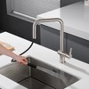SUMERAIN Swivel Spout Pull Down Kitchen Sink Faucet, SUS304 Lead Free Kitchen Faucet, Brushed Nickel - 4 of 4