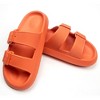 Womens Slip-on Sandals – Casual, Cute & Comfortable Slippers for Summer – Use Indoor or Outdoor adjustable buckle straps - 3 of 4