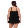 Aqua Green Women's Keyhole Tankini w/ Hardware - 3 of 3
