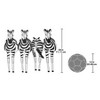 Design Toscano Static Stripes Sculptural Zebra Wall Frieze - 3 of 3