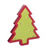 Transpac MDF LED Tree Decorative Object Red Wood Tabletop Christmas Tree Sculpture Battery Operated Prelit Indoor Holiday Decor - 2 of 3