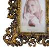 Set Of 3 Polystone Scroll Handmade Intricate Carved 1 Slot Photo Frames ...