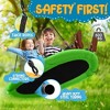 Outdoor Spinner Saucer Tree Swing for Backyard Fun with Durable Material, Easy Setup, Green - 3 of 4