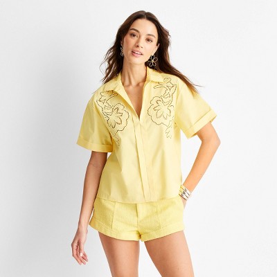 target yellow shirt women's