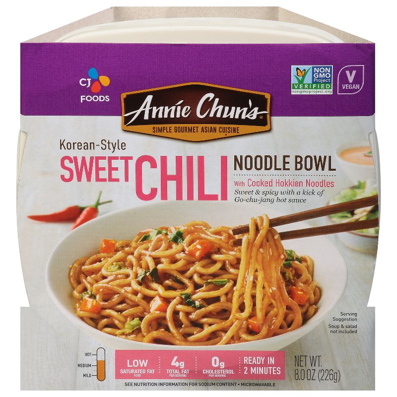 Annie Chun&#39;s Vegan Noodle Bowl Korean Sweet Chili - 8oz, 1 of 9