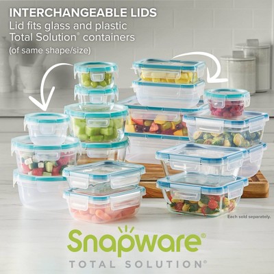 20-Piece Green Plastic Food Storage Container Set with Lockable Lids