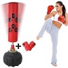 Coucheta Punching Bag with Stand - 70inch, 203lbs Bearing, Freestanding Heavy Boxing Bag for Adult Youth, Large Stable Base, Kickboxing Bags - 2 of 4