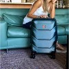 DUKAP Zonix Carry On Lightweight Hardside Spinner 20" Suitcase - Green - 3 of 4