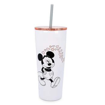 Mickey and Minnie Mouse Stainless Steel Water Bottle with Built-In Straw  Official shopDisney - Yahoo Shopping