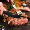 NutriChef 8-Piece Steak Knives Set with Non-Stick Coating and Stainless Steel Blades - image 3 of 3