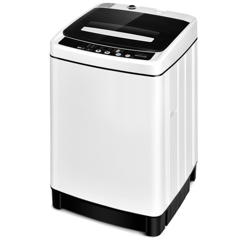 Full Automatic Washer, Portable Washing Machine, 13.2 Lbs Compact Washer  With Stainless Steel Inner Barrel, 10 Wash Programs/Led Display/8 Water  Levels/Faucet Adapter, For Home, Apartment