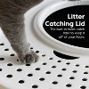 LunaLulinlk Large top-opening cat litter box with litter collection lid and scoop - 3 of 4