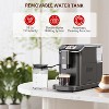 Espresso machine with automatic milk frother, 20 Bar pressure, adjustable grinder (1-15 levels), and 1.5L water tank; perfect for coffee lovers. - 3 of 4