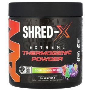ABE Shred-X, Extreme Thermogenic Powder, Sour Gummy Bear, 10.58 oz (300 g) - 1 of 2