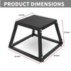 Plyo Box Jump Platforms, 12/18/24/30 Inch Single and Set Plyometric Jumping Box for Men and Women for Home Gym - 4 of 4