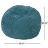 NicBex Polyester Round Bean Bag Chair with High-Density Foam,Lazy Sofa Chair for Adults,Modern Lounge Chair for Living Room - 3 of 4