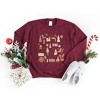Simply Sage Market Women's Graphic Sweatshirt Boho Neutral Christmas Chart - 2 of 3