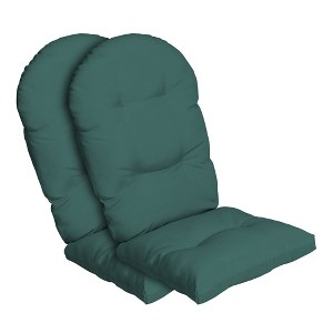 ARDEN Outdoor Plush Modern Tufted Rocking Chair Cushion, Set of 2, 20 x 18, Water Repellent, Fade Resistant - 1 of 4