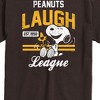 Men's - Peanuts - Peanuts Laugh League Short Sleeve Graphic T-Shirt - 2 of 4