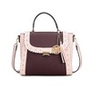 MKF Collection Flora Vegan Leather Satchel Handbag with Functional Design by Mia K - 2 of 4
