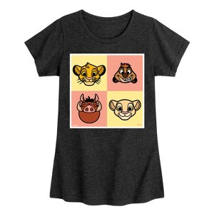 Girls' - Disney - The Lion King Fitted Short Sleeve Graphic T-Shirt - 1 of 4