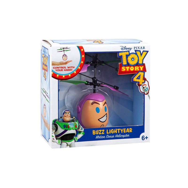 Pixar Toy Story Emoji Buzz Lightyear IR UFO Ball Helicopter, 5 of 7