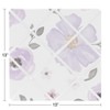 Sweet Jojo Designs Girl Fabric Photo Memo Board Watercolor Floral Purple Pink and Grey - 3 of 3