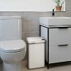 LunaLulinlk 4-Gal Multifunction Sensor Trash Can, Pearl White - 3 of 4