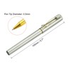 Unique Bargains Metal Smooth Writing Office Reusable Gel Ink Rollerball Pens 12 Pcs - 2 of 4