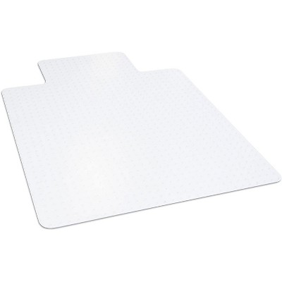 3'x4' Rectangle With Lip PVC (Polyvinyl Chloride) Office Chair Mat Clear - Dimex LLC