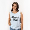 Simply Sage Market Women's Baseball Vibes Cursive Garment Dyed Heavy Weight Tank - 2 of 3