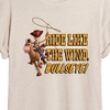 Women's - Disney - Ride Like The Wind Oversized Graphic T-Shirt - image 2 of 4