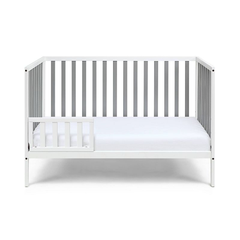 Baby Cache Deux Remi 3-in-1 Convertible Island Crib - White/Gray, 4 of 9