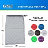 GSE 12x18" Mesh Drawstring Bag with Lock for Baseball, Softball, Tennis, Pickleball Ball, Golf Ball, Beach, Laundry - 3 of 4