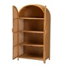 bali & pari Paloma Rattan Large Storage Cabinet Light Honey: 4 Fixed Shelves, Plywood Frame, No Assembly Required - 3 of 4