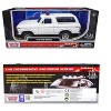 1978 Ford Bronco Police Car Unmarked White "Law Enforcement and Public Service" Series 1/24 Diecast Model Car by Motormax - 3 of 3