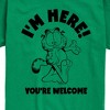 Boys' - Garfield - I'm Here Youre Welcome Short Sleeve Graphic T-Shirt - 2 of 4