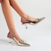 Berness Women's Caris Patent Slingback Pump Heels - 4 of 4