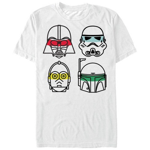 Fifth Sun Mens Star Wars Slim Fit Short Sleeve Crew Graphic Tee White Medium Target - roblox short sleeve outlines