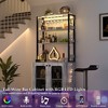 Aheaplus Wine Bar Cabinet with LED Light and Power Strip - 2 of 4