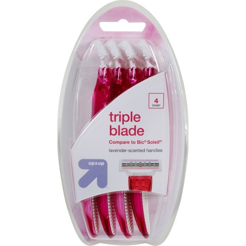 Women's Triple Blade Disposable Razor 4ct - up & up™ - image 1 of 4