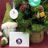 Wrapables Christmas Stickers Label Roll, Holiday Stickers for Sealing Cards, Envelopes, Gift Boxes, Festive Party Favors (500 pcs), Reindeer & Santa - 4 of 4