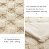Cozy Bliss Faux Fur Throw Blanket Soft Textured Bed Blanket - 3 of 4
