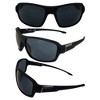 3 Pairs of AlterImage Slick Glasses with Blue Mirror, Smoke, Blue Mirror Lenses - image 2 of 4