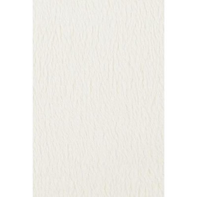 Ivory Reversible Fleece and Sherpa Throw Blanket