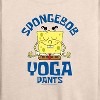 Women's - SpongeBob SquarePants - Yoga Pants Lightweight French Terry Wide Neck Long Sleeve Shirt - 2 of 4